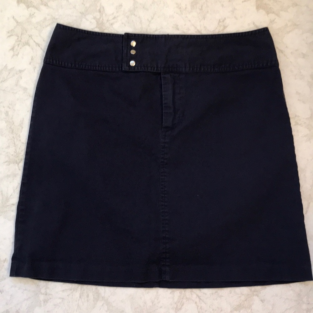 Hillary & Hanson navy blue short skirt size 8